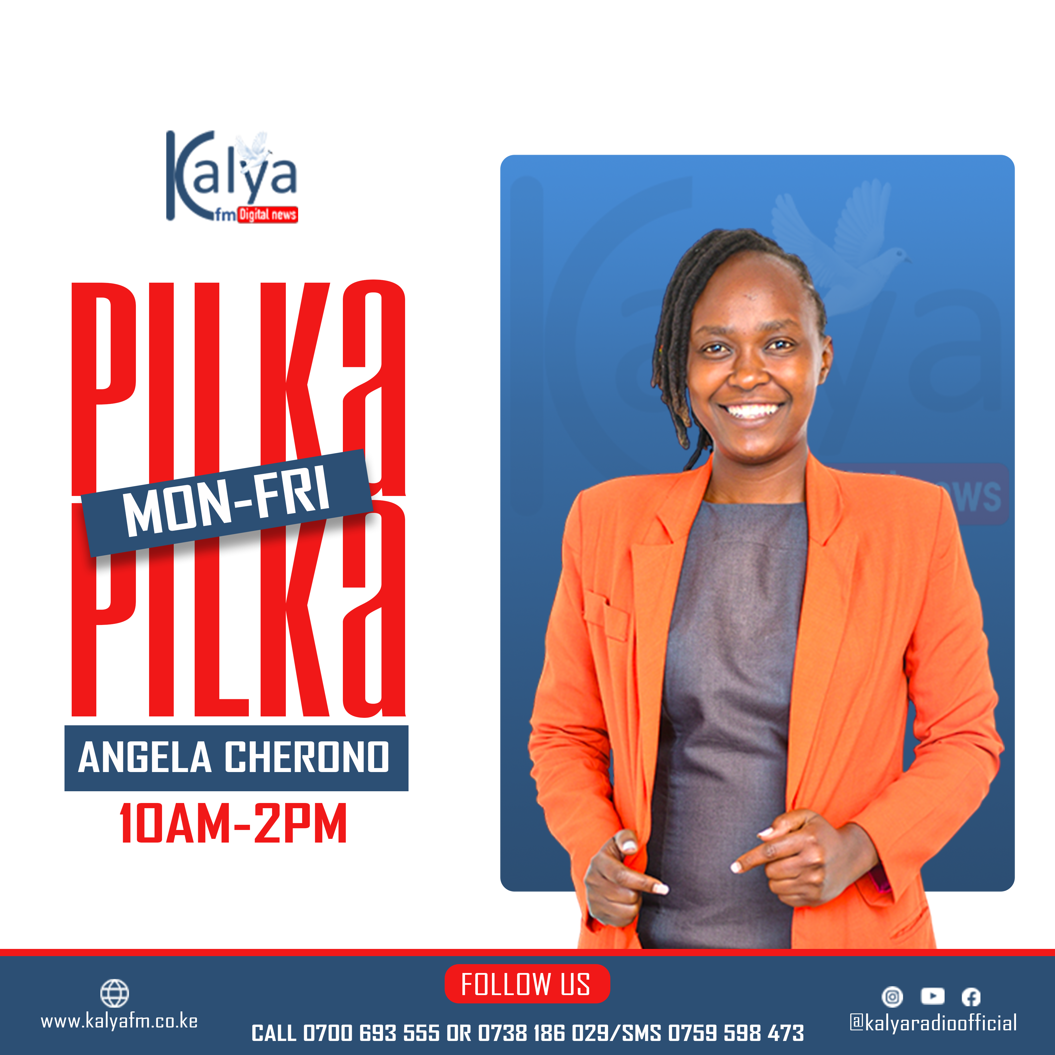 PILKA PILKA NA ANGELA CHERONO 10AM – 2PM